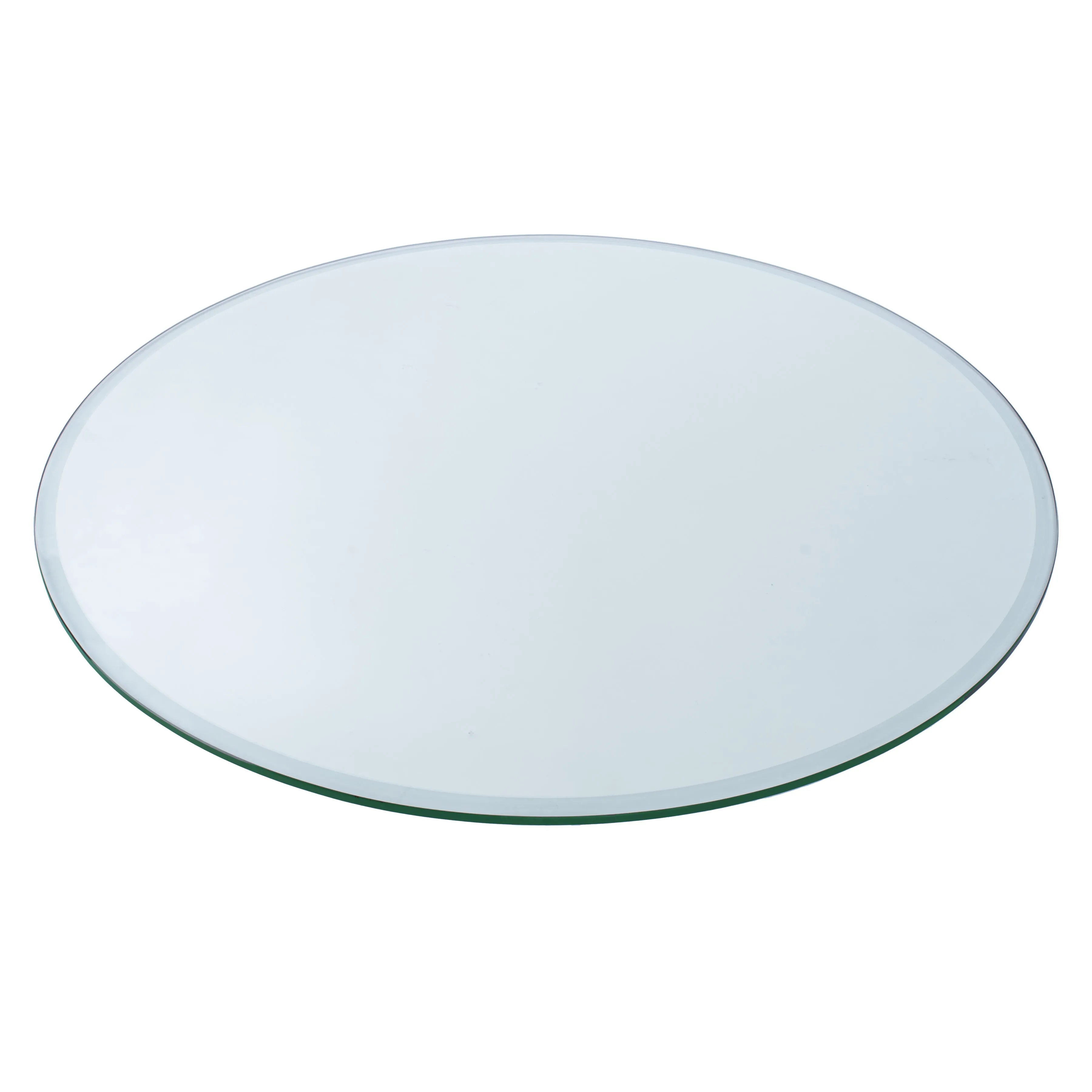 13" Round Clear Glass Table Tops