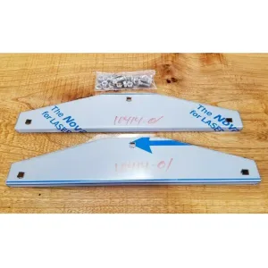 14" stainless steel mudflap weights pair weight with hardware universal #10414