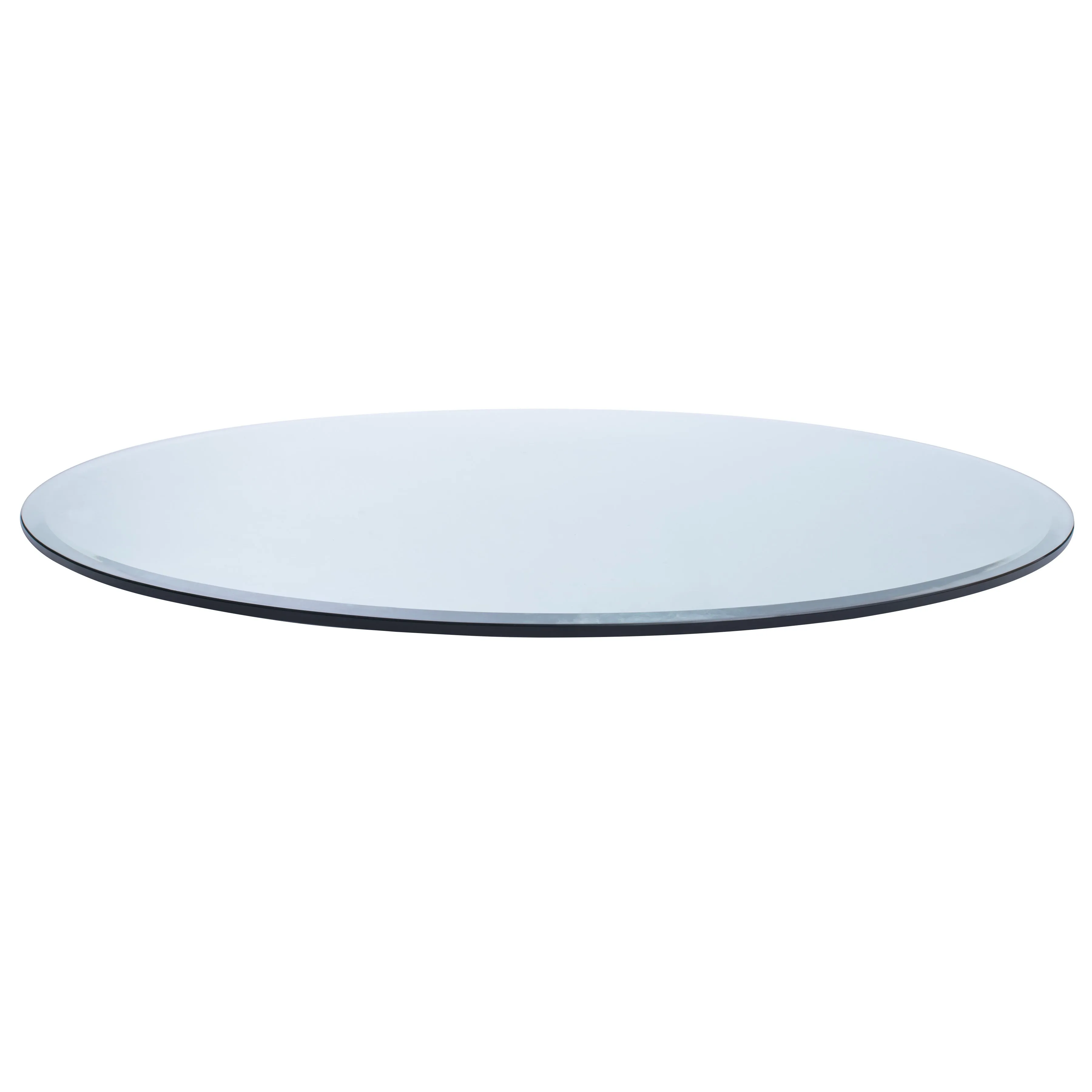 15" Round Clear Glass Table Tops