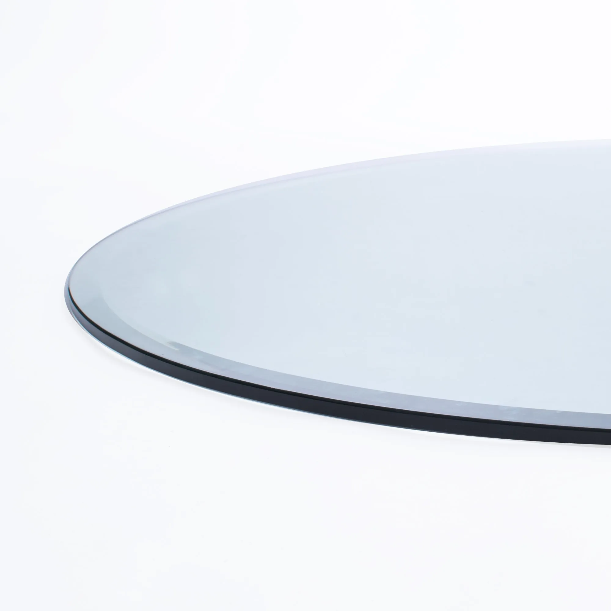 20" Round Clear Glass Table Tops