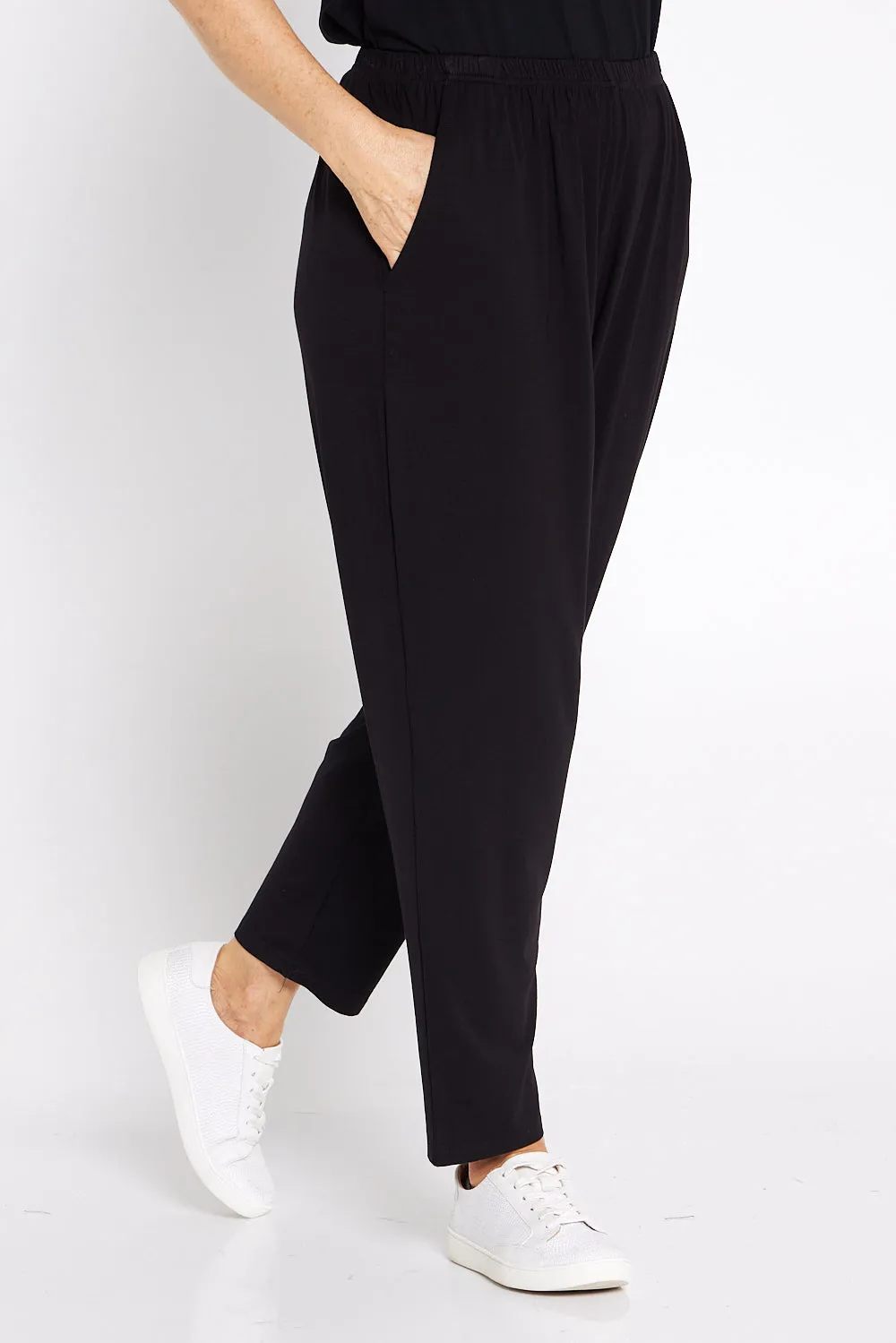 Amalie Bamboo Pants - Black