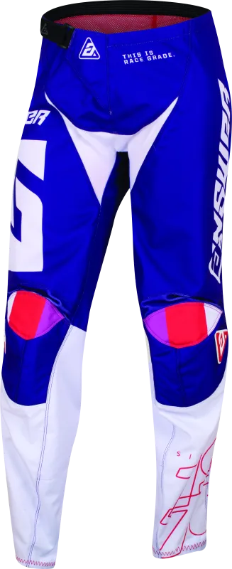 Answer 23 Syncron CC Pant Purple/White/Red Womens Size - 12R