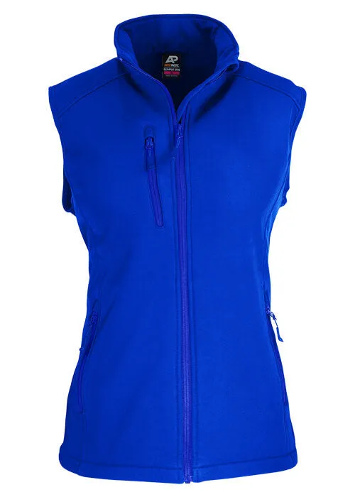 Aussie Pacific Olympus Ladies SoftShell Vest-(2515)