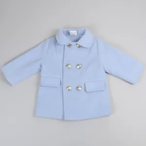 Baby Boys Blue Winter Pea Coat