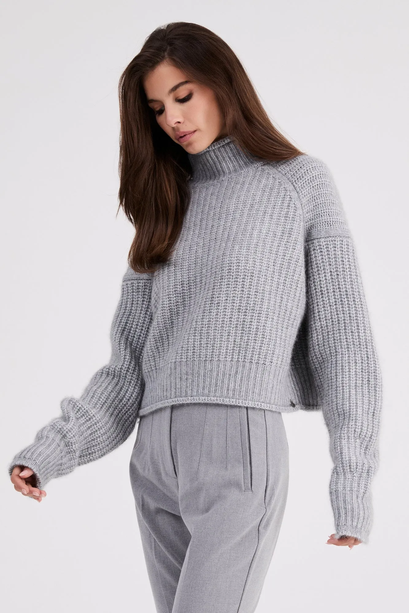   Beryll Carole Cashmere Sweater | Pebble Gray