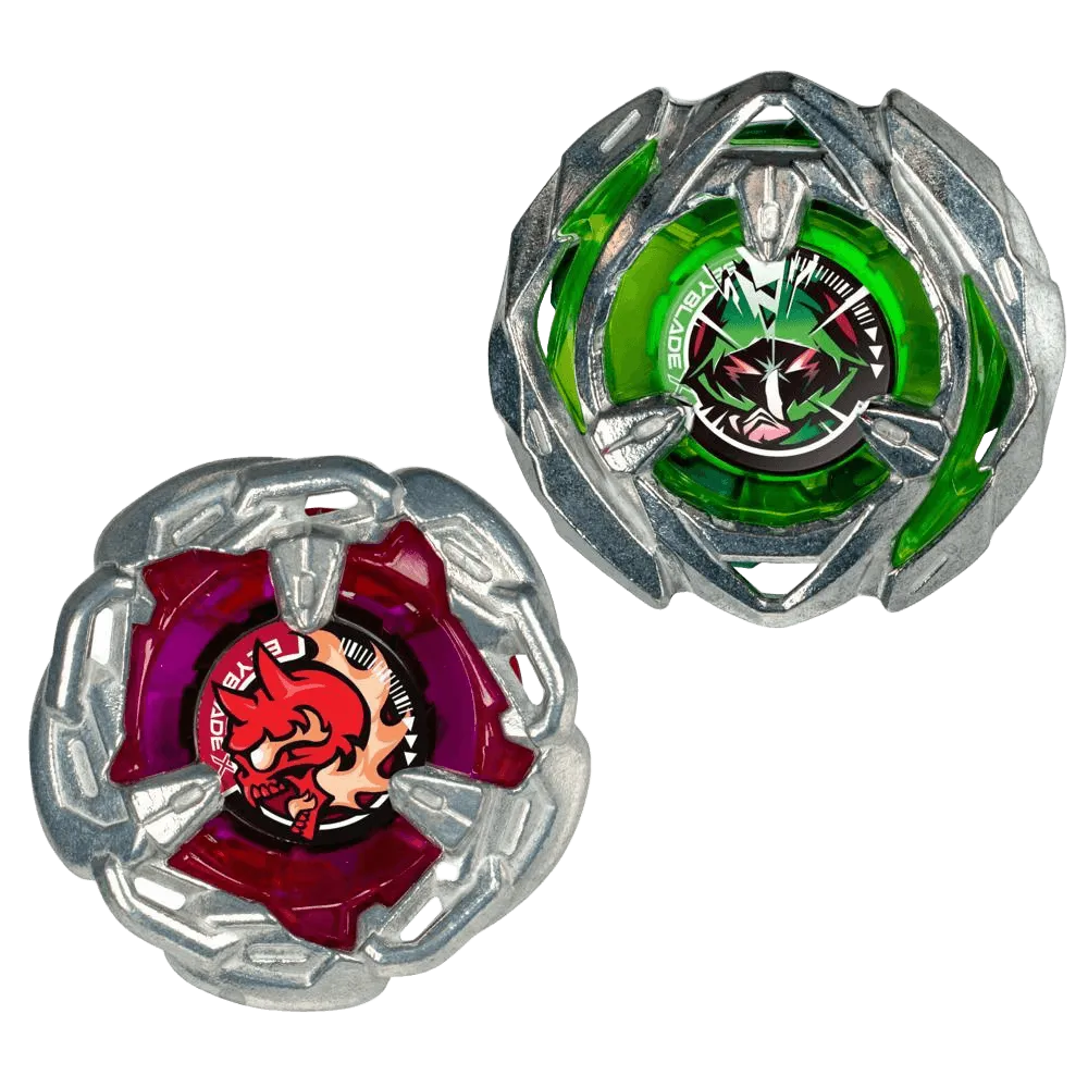 Beyblade X - Dual Pack Set - Chain Incendio 5-60HT and Arrow Wizard 4-60N