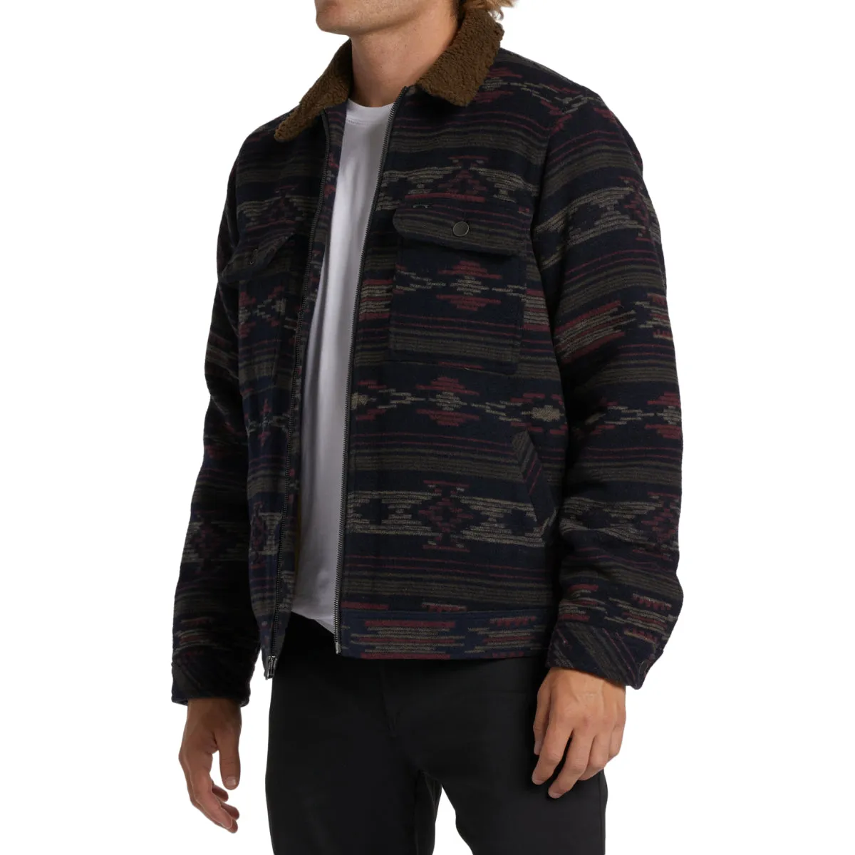 Billabong Barlow Sherpa Zip-Up Jacket