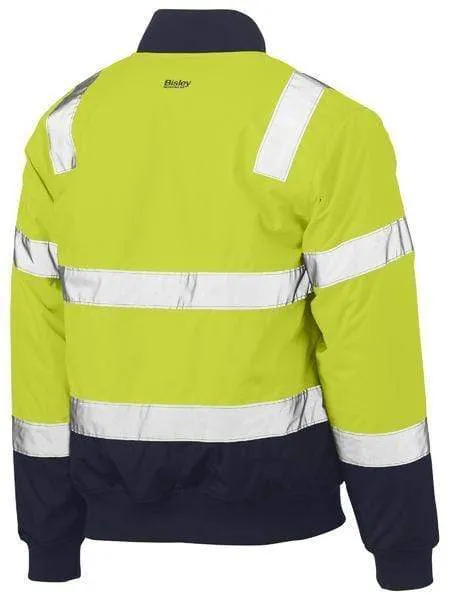 Bisley Taped Two Tone Hi Vis Bomber Jacket BJ6730T