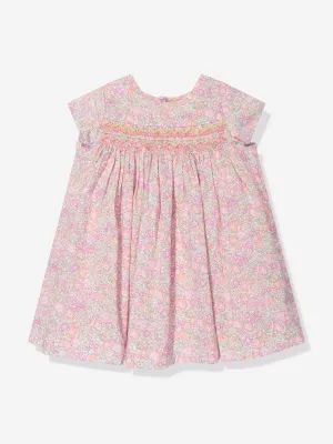 Bonpoint Baby Girls Maruska Smocked Dress in Multicolour