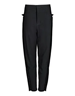 Buttoned Cotton-Blend Pants