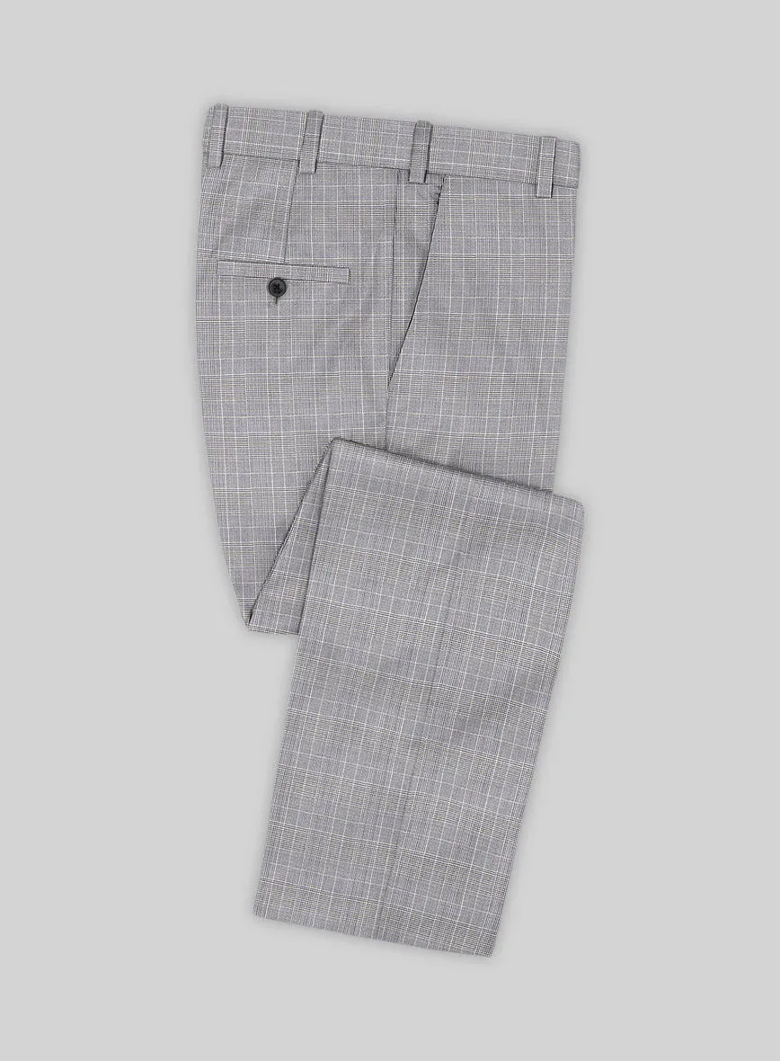 Caccioppoli Sun Dream Majoli Glen Wool Silk Pants