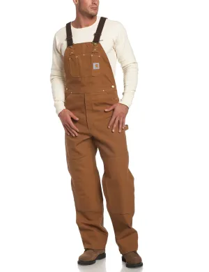 Carhartt Duck Bib Overalls - RN14806 - Snaps Pocket