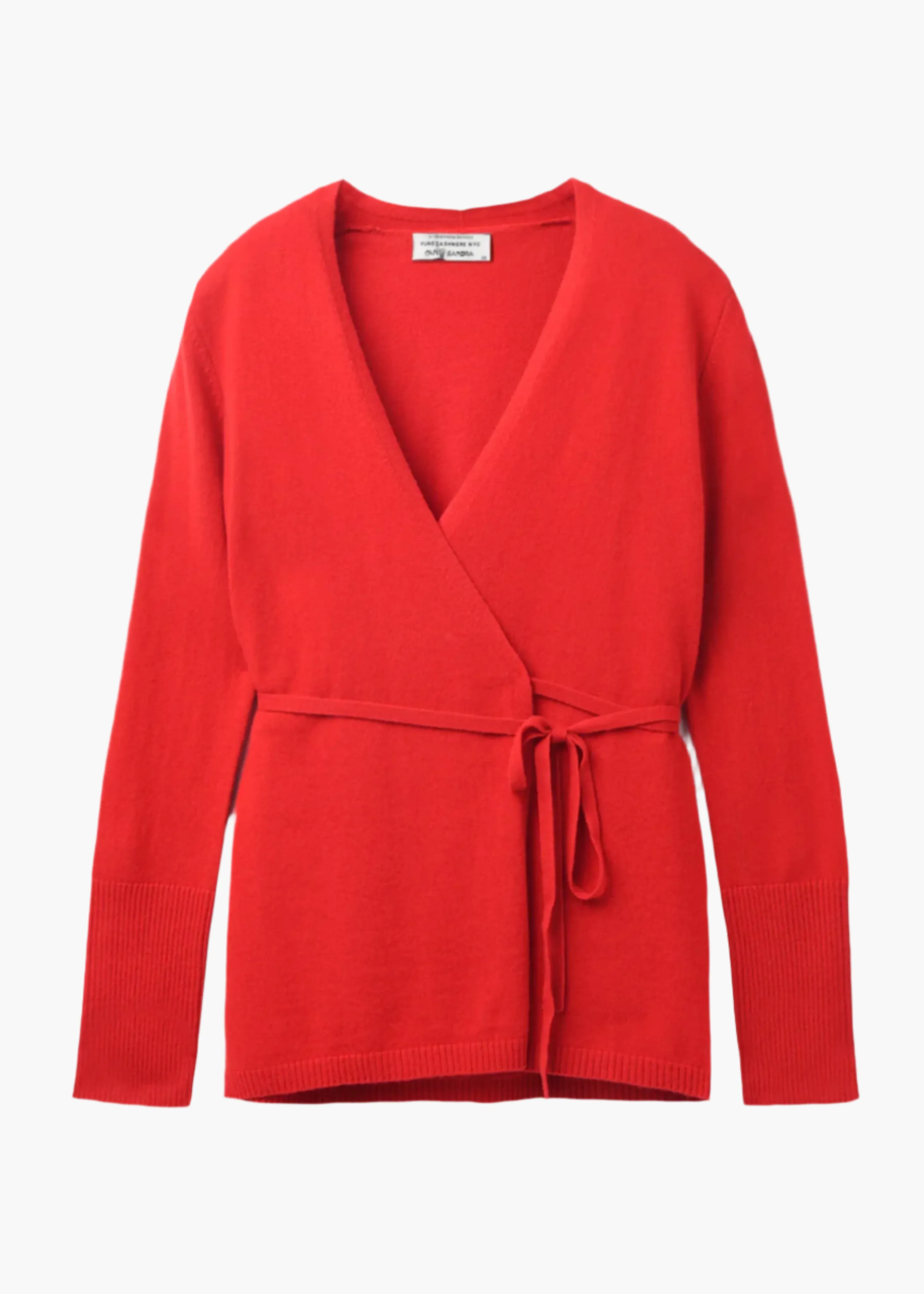 Cashmere wrap cardigan