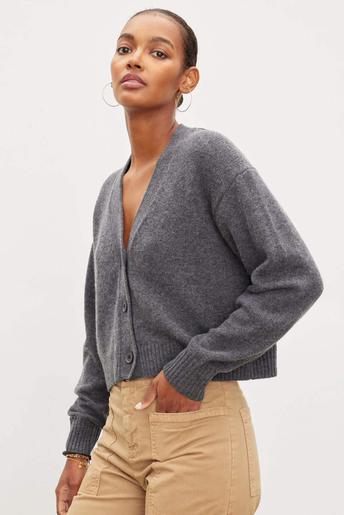 CHARLI WOOL CASHMERE CARDIGAN