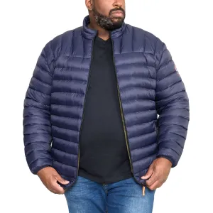 D555 Mens Limehouse Big & Tall Puffer Jacket - Navy