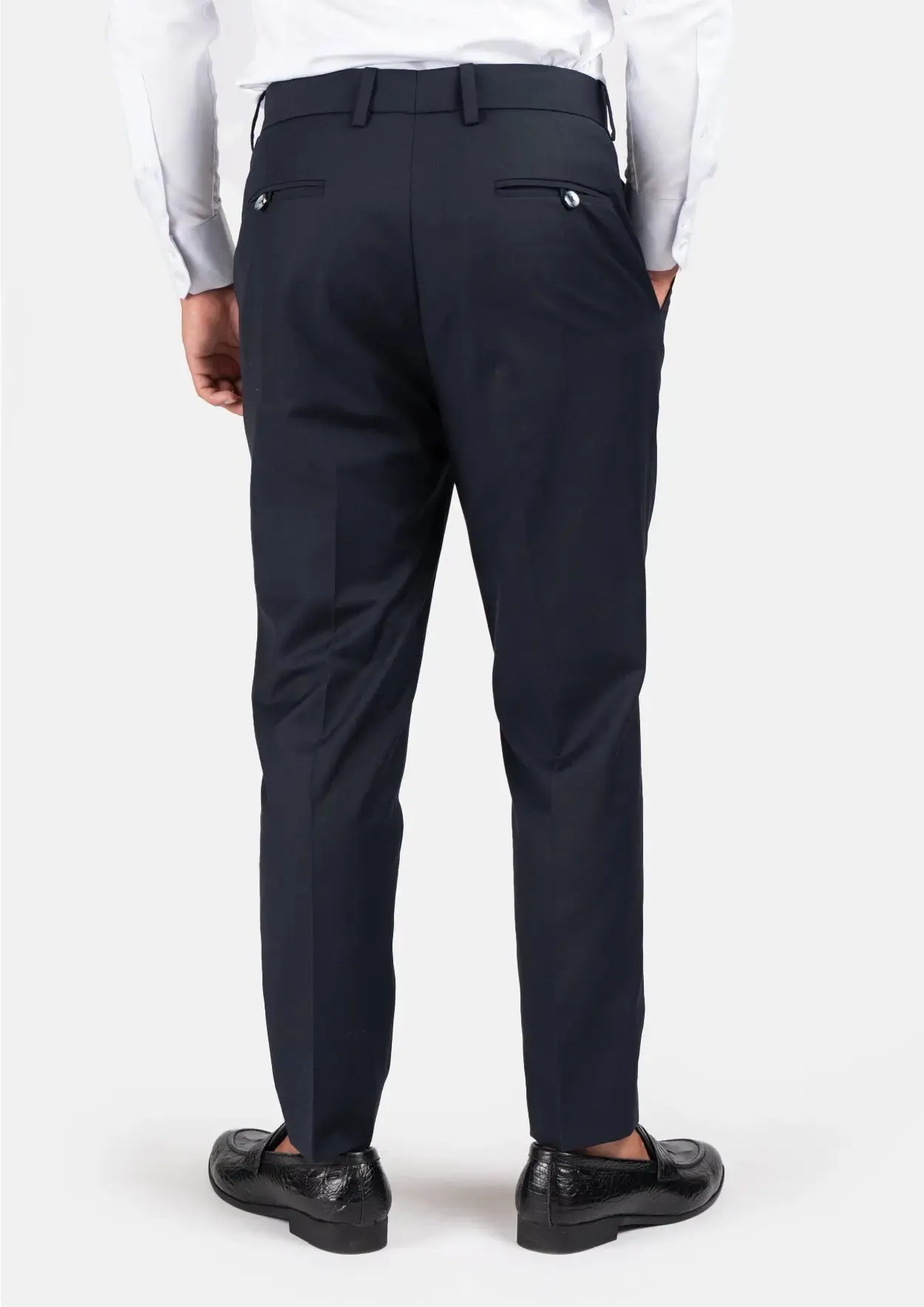 Dark Navy Twill Pants