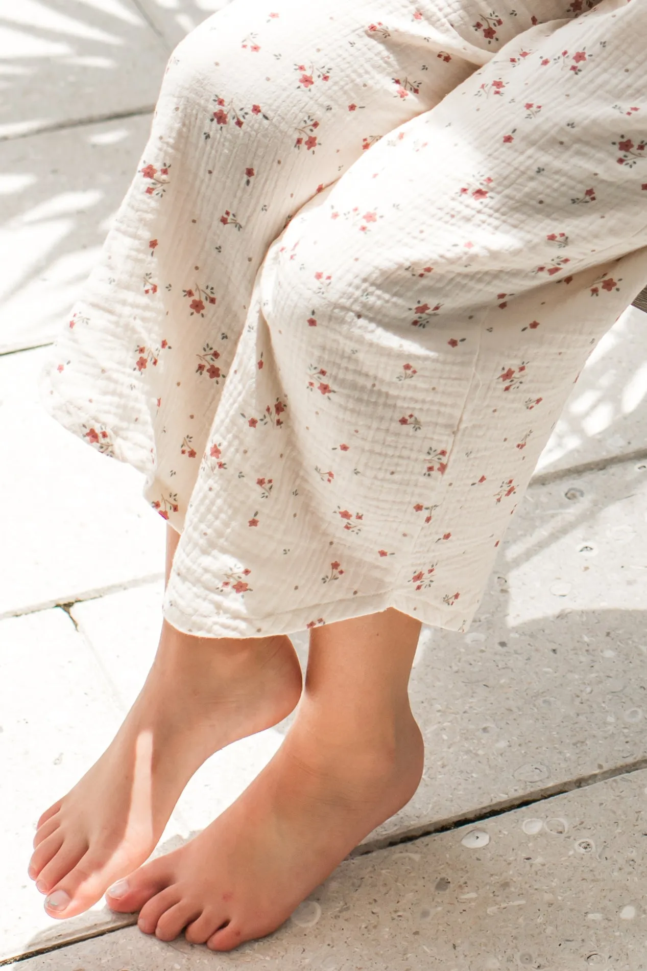 Eden Capris (soft floral muslin)