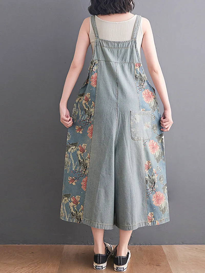 Find Your Way Printed Overall Dungaree