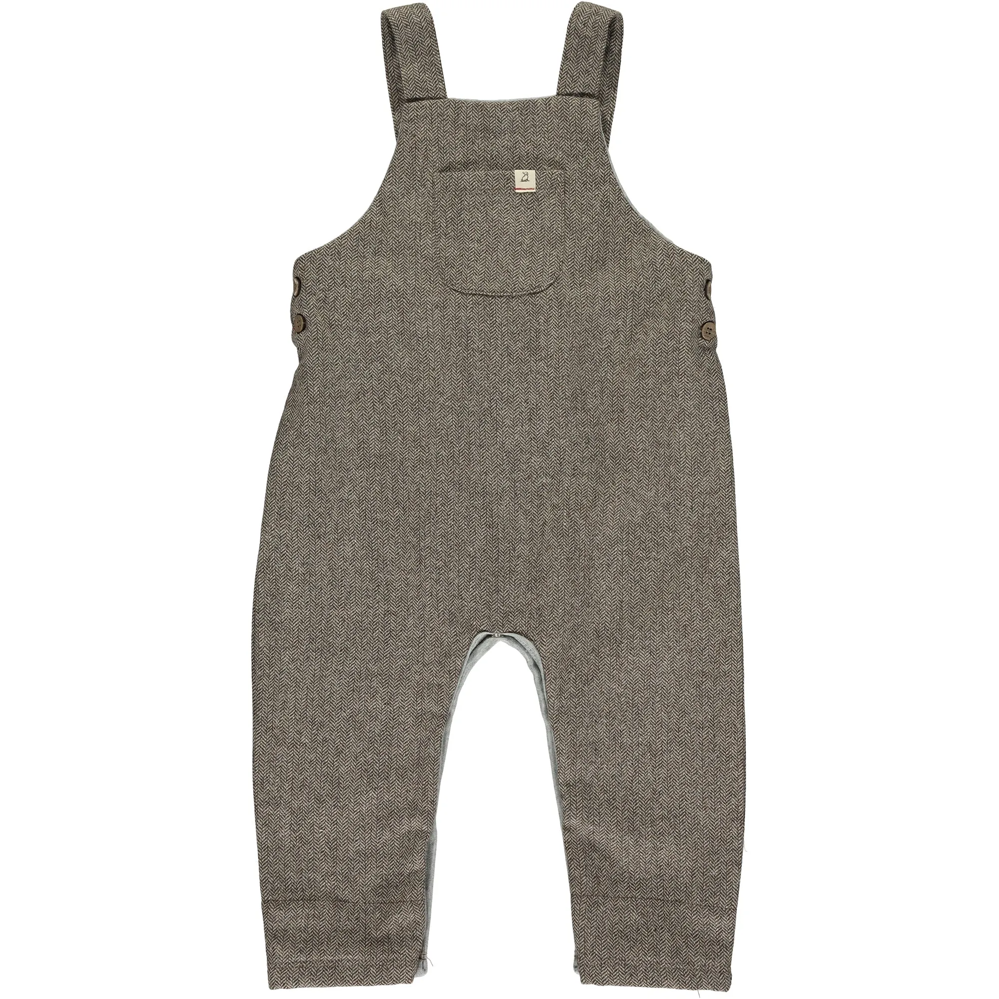 Gleason Woven Beige Overalls