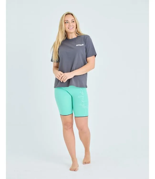 Jetpilot Pacer Ladies Neo Shorts 9" (2025) - Teal