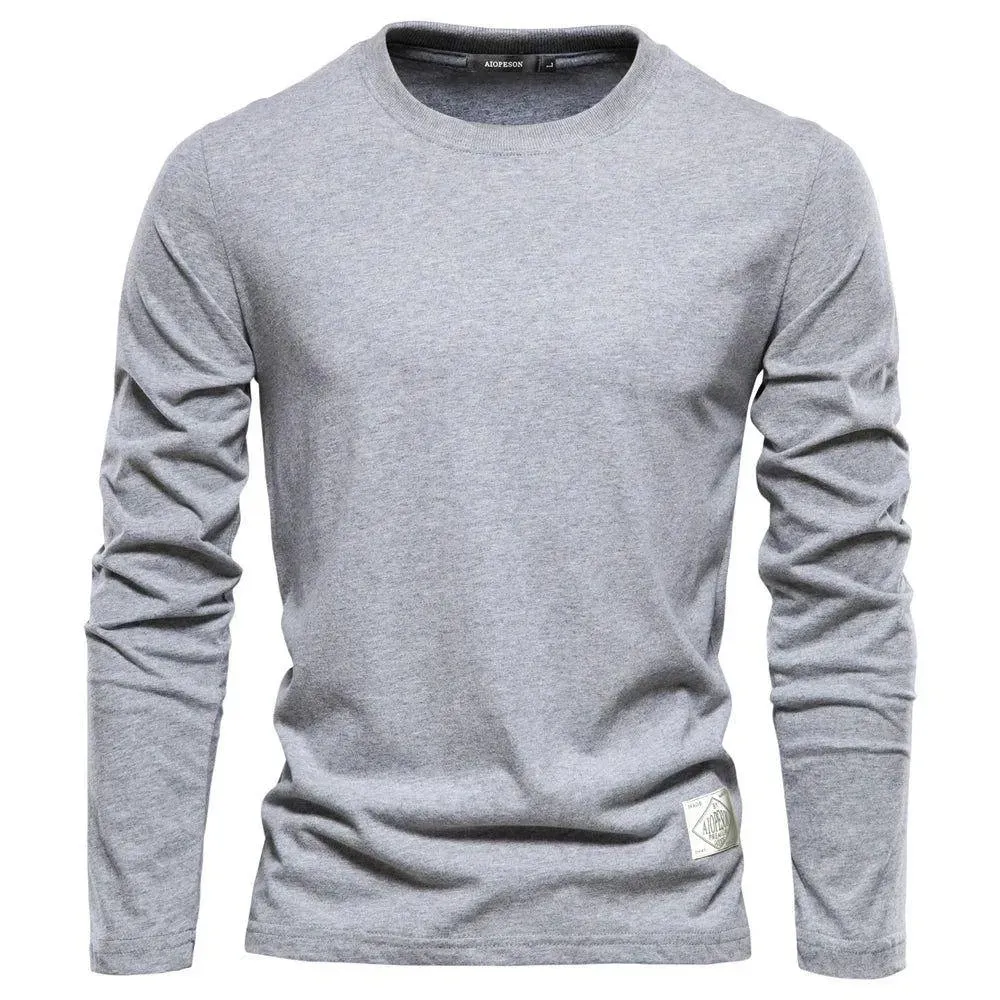 Luxurious 100% Cotton Long Sleeve Tee