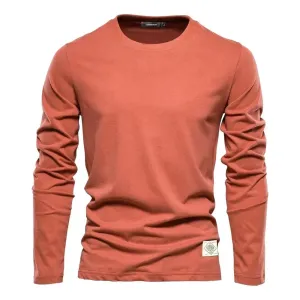 Luxurious 100% Cotton Long Sleeve Tee