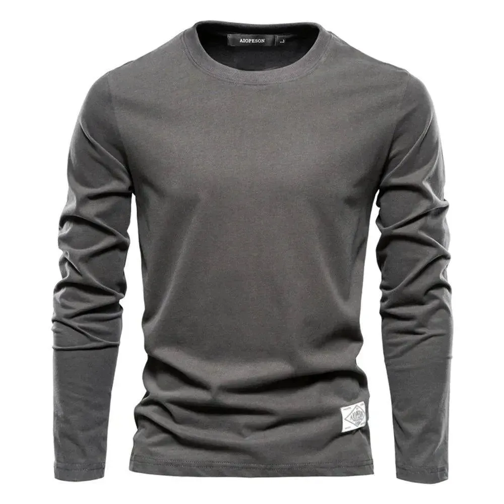 Luxurious 100% Cotton Long Sleeve Tee