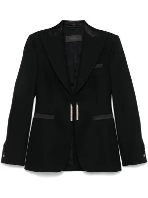 Luxurious Virgin Wool Black Jacket