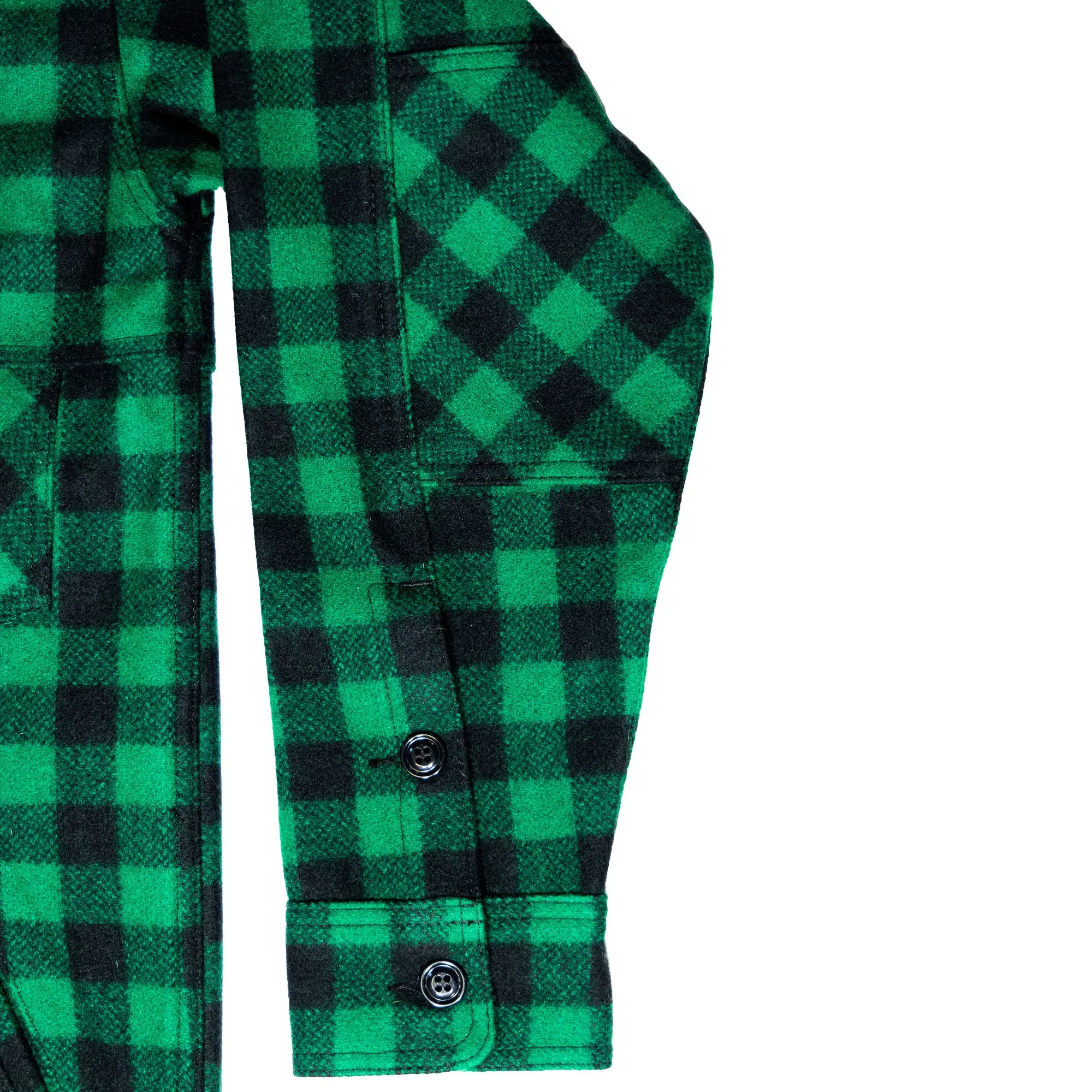 Northwoods x 1842 Jac Shirt - Green & Black Buffalo Check