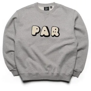 Parra Rounded PAR Crewneck Sweatshirt - Heather Grey