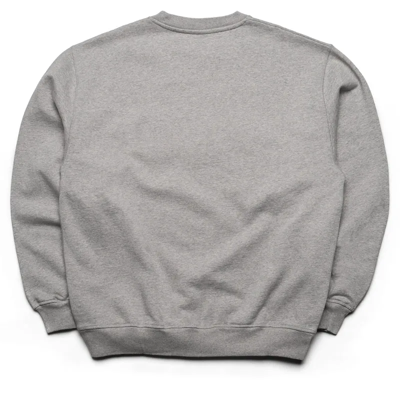 Parra Rounded PAR Crewneck Sweatshirt - Heather Grey