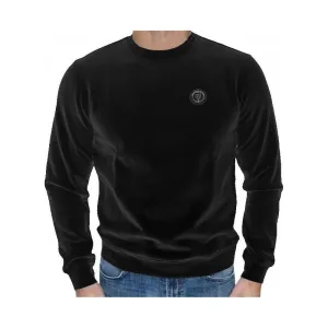 Plein Sport Black Cotton Men Sweater