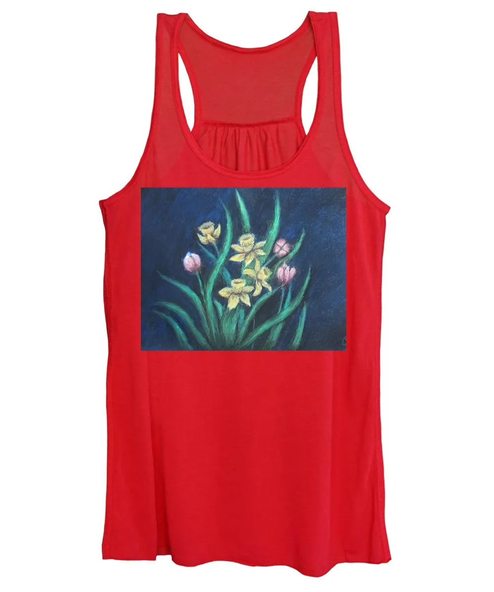 Plush Blooms ~ Women's Tank Top