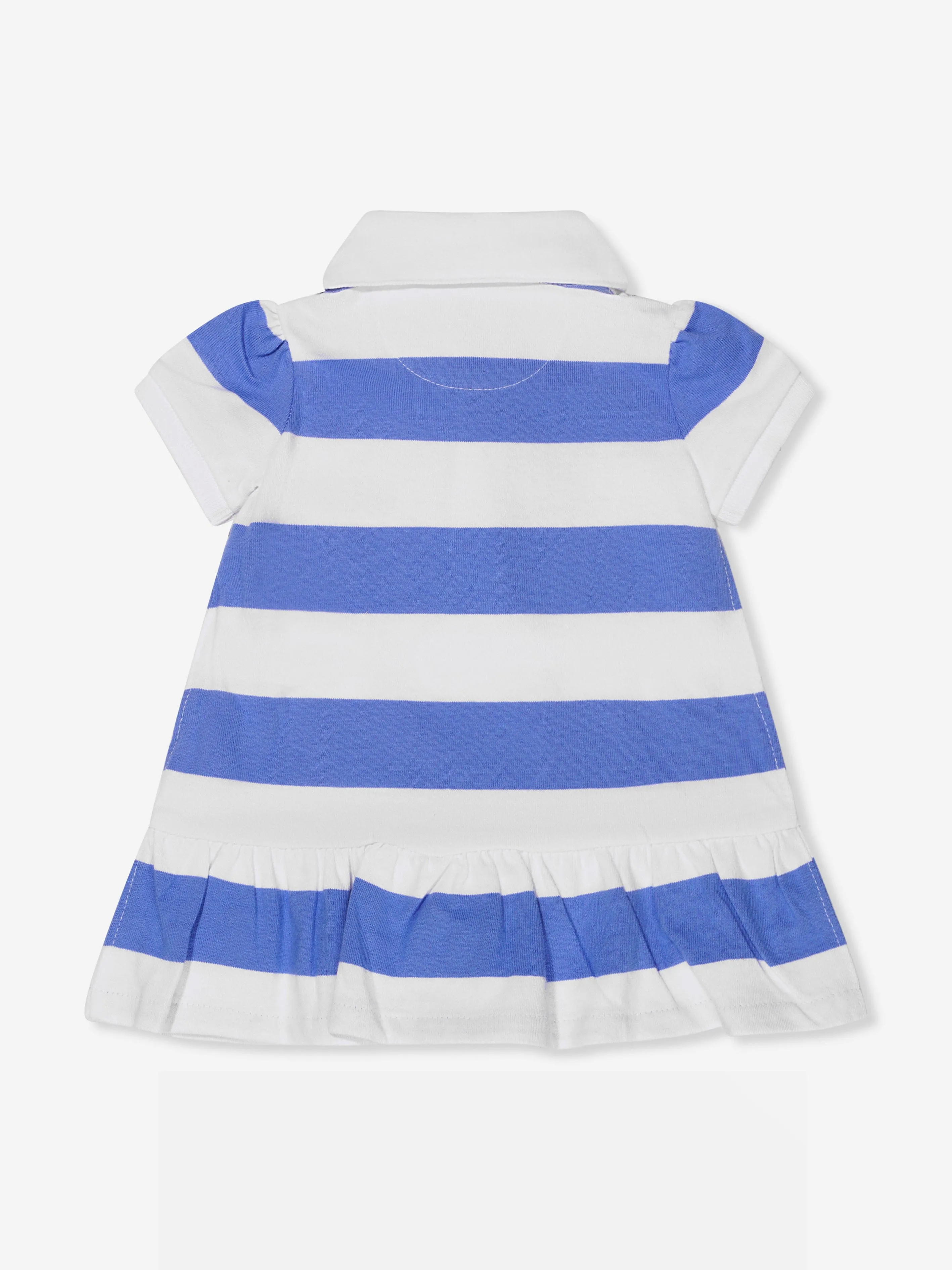 Ralph Lauren Baby Girls Cotton Rugby Stripe Dress With Knickers