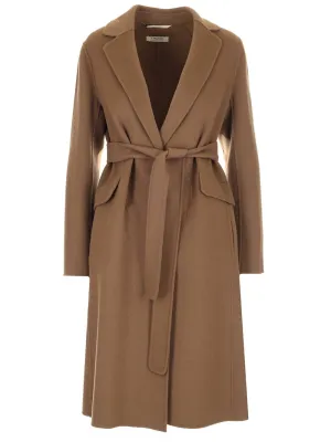 'S Max Mara Polly Tie Belt Coat