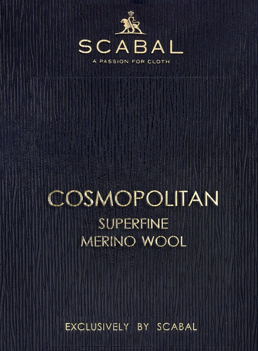 Scabal Cosmopolitan Charcoal Wool Pants