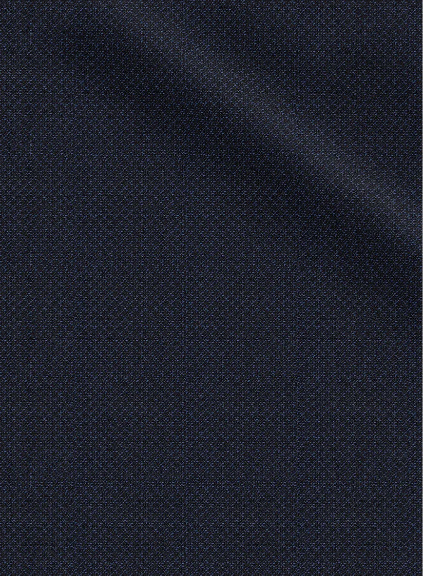 Scabal Londoner Oranti Blue Wool Pants