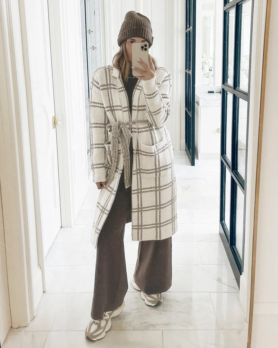 Splendid x Cella Jane Plaid Coatigan