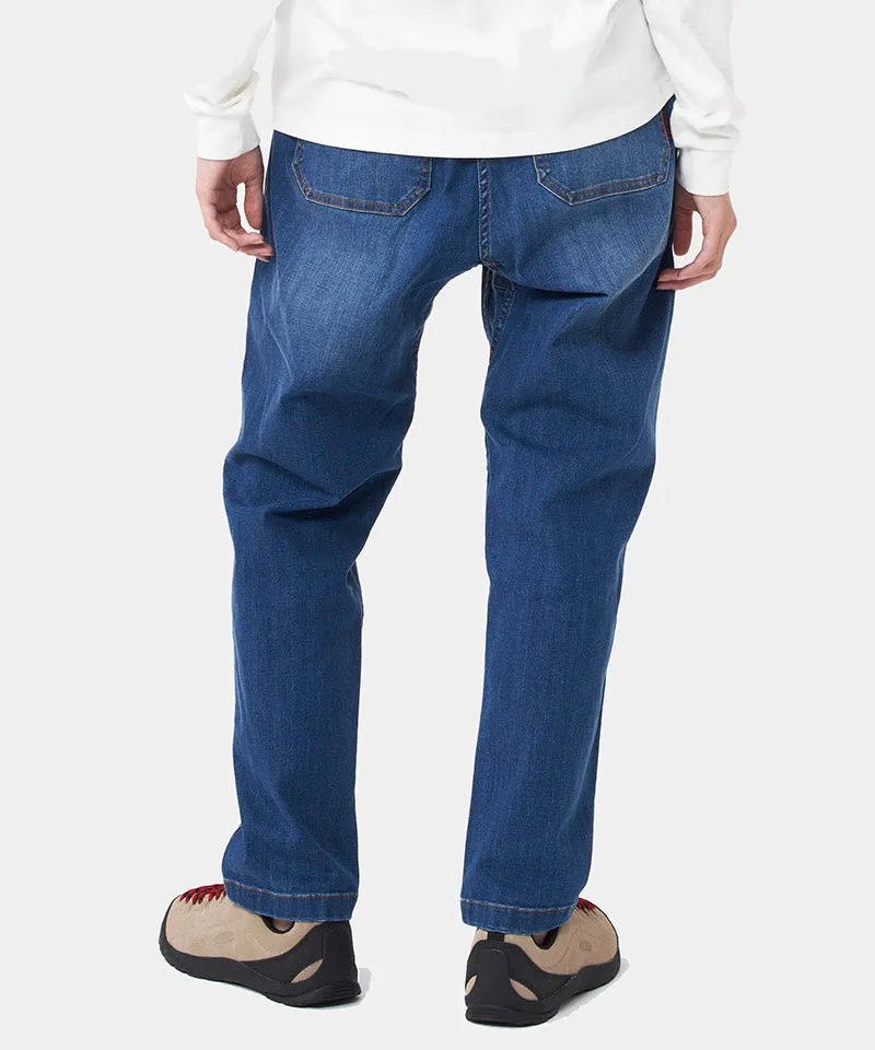 Stretch Denim Loose Tapered Ridge Pant