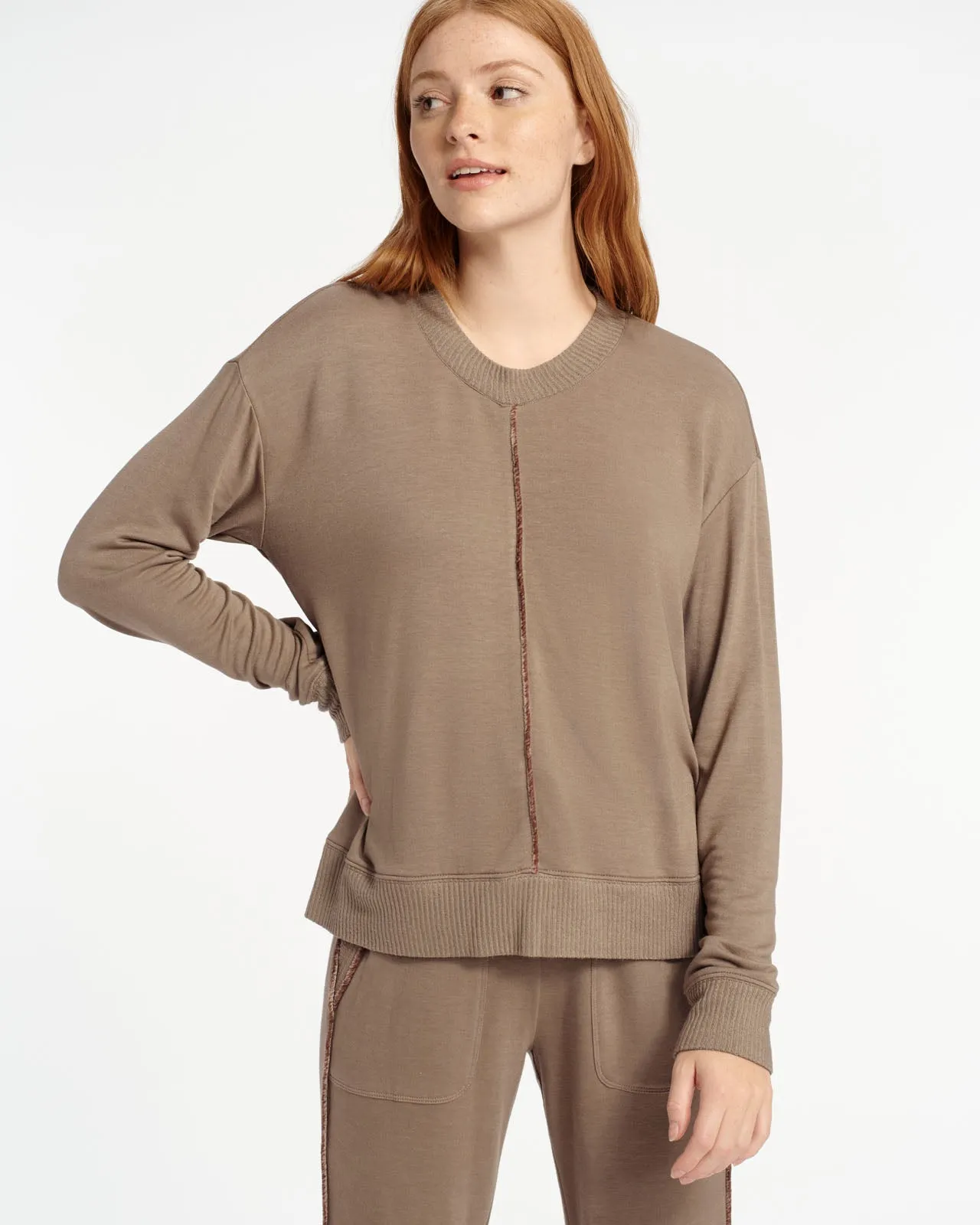 Supersoft Cloudberry Crew Neck Pullover