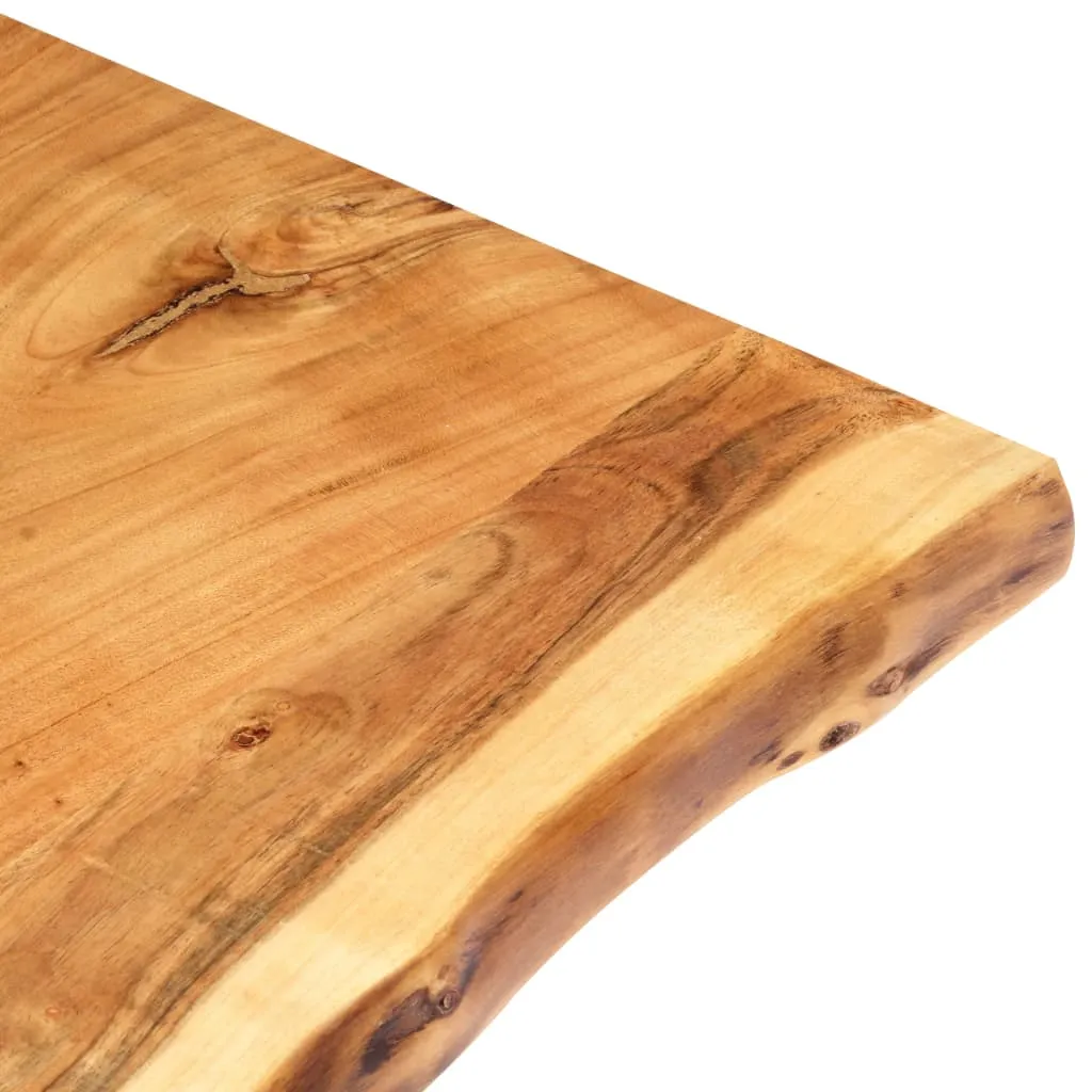 Table Top Solid Acacia Wood 80x(50-60)x2.5 cm