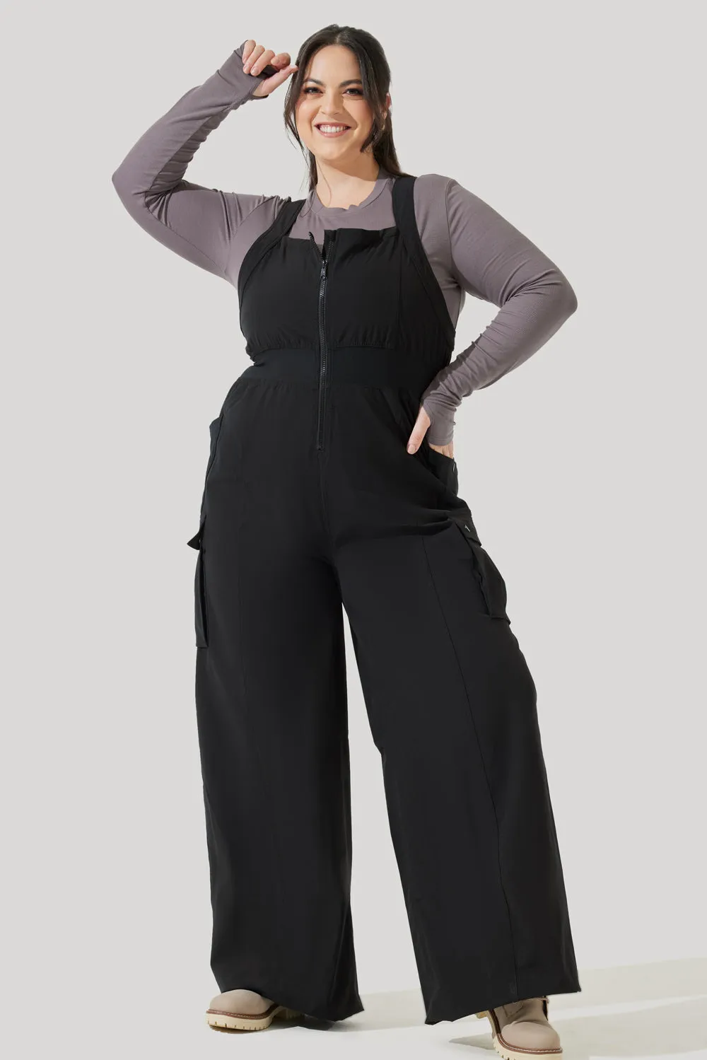 Take A Hike Overalls - Black