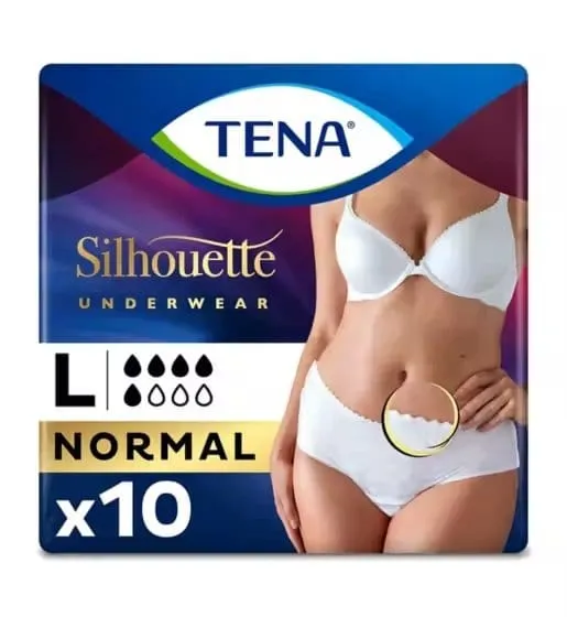 Tena Lady Silhouette Pants Normal Large - Pack of 10 (Incontinence Pants)