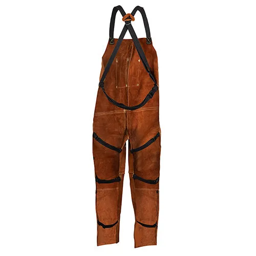 Tillman Premium Leather Split Leg Bib Apron - 5300A